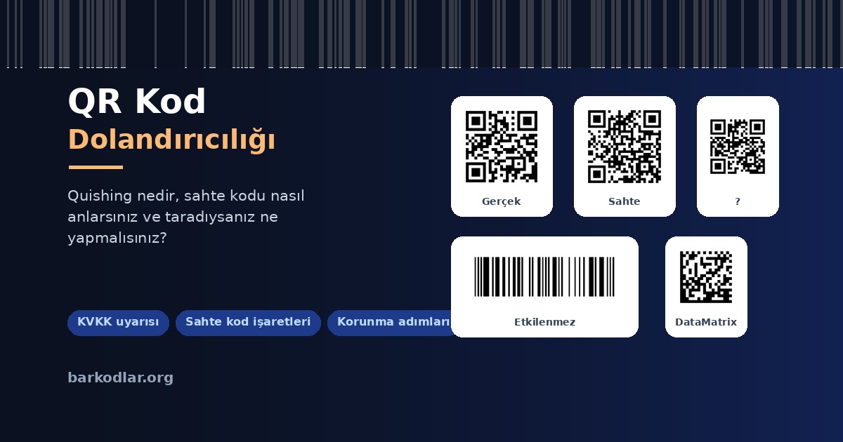 QR Kod Dolandırıcılığı (Quishing): Sahte Kodları Nasıl Anlarsınız?